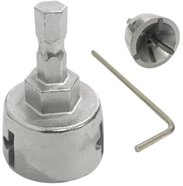 Fresa para desbarbar – Herramienta robusta para desbarbar de bordes exteriores | Corte de roscas para acero aluminio cobre tubos barras tornillos