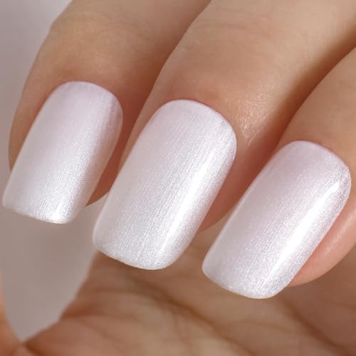 TUTUYU Perlmutt-Weiß Gellack - 12 ml Perlweiß Schimmer Gellack für den Nagelstudio-Besuch oder DIY Nail Art Zuhause - Z29
