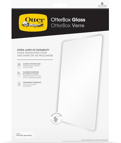 OtterBo Pellicola protettiva in Vetro per iPad (A16) 11a/10a Generazione | Per iPad 11 2025, 10.9 2022, Protezione a rotture, graffi e cadute