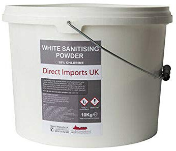 We Can Source It Ltd – White Non-Toxic Sanitiser Detergent Powder 10kg with Strong Cleaning Action – Ideal for Floors, Walls, Tubs – Industrial Use – Reliable Performance in Large Areas