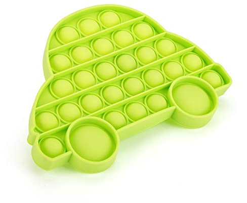 Fidget Push Pop Toy Luftpolster Pop it Bubble Anti Stress Spielzeug Geschicklichkeitsspiel für Jung und Alt, Erwachsen oder Kinder Auto