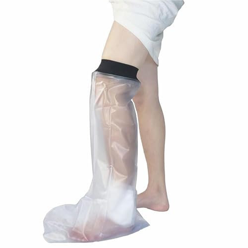 HKF HO KI HO GGrain Protège-plâtre pour adulte,Protecteur de plâtre imperméable et protecteur de bandage pour douche/bain (Jambe et cuisse adulte)