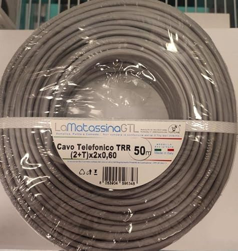Cavo telefonico TRR Go-At Topline (2+T) x2x0,60 50 metri - MTPH2+TX2X0,6050