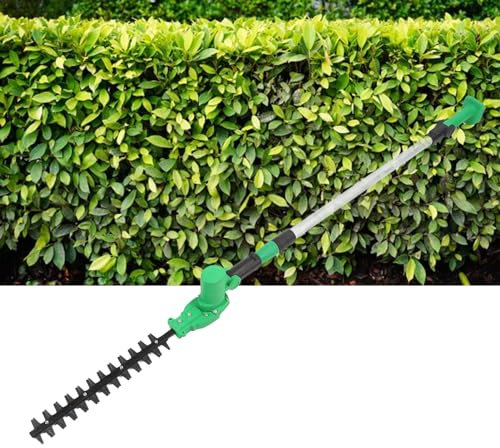 Cortasetos Eléctrico de 16,5 Pulgadas con Cuchilla de Doble Acción, Poste Extensible para Ramas Altas, Diseño de Interruptor de Seguridad, Compatible con Baterías BL1830B-2