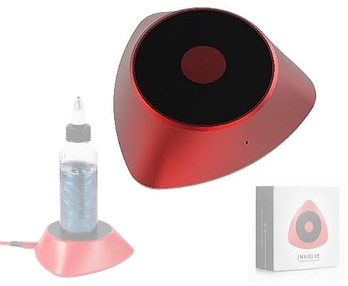 AUEOIN 2024 Magnetischer Farbmischer, Lackschüttler-Rührer mit 20 Rotorrührstäben, 10.000 U/min, für DIY-Modelle, Spielzeug, Nagelspray-Färbung