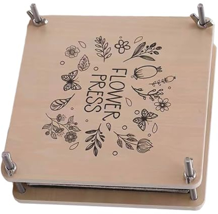 X-Institute Blumenpressen Sets Aus Holz Für Erwachsene Und Kinder Blumen Und Pflanzenkonservierungssets Aus Holz Für Erwachsene Blattpresse Blumenpresse Naturhandwerk
