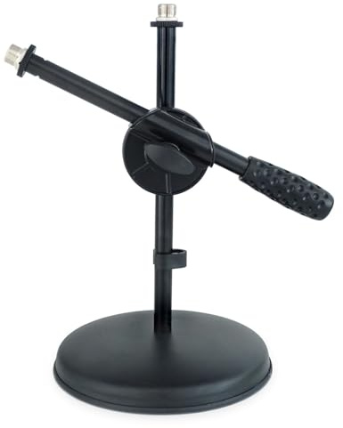 keepdrum MS031 Streaming-Mikrofonstativ Tischstativ mit Galgen