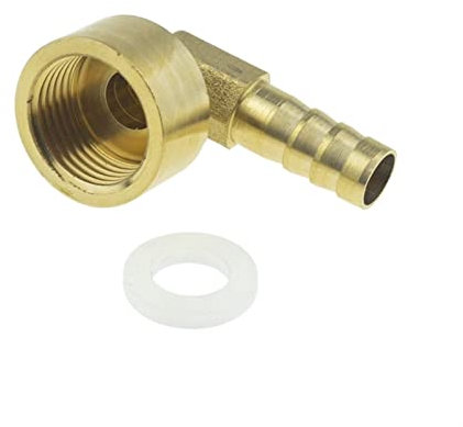ZXMJYHK Messing-Schlauchfitting 4 mm 6 mm 8 mm 10 mm 12 mm 19 mm Barb Tail 1/8 1/4 1/2 3/8 Air Water Fitting Fitting Kupplungsadapter mit Gewinde(PLF,32MM BARB_3/4)