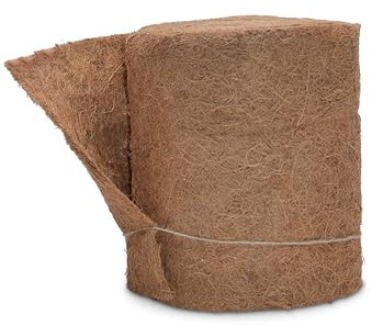 schlauchmeister 24 ... wir leiten's durch ... Tapis de protection hivernale en fibre de coco - 25 cm - Rouleau de 10 m - Protection contre le froid - Protection contre le gel pour plantes