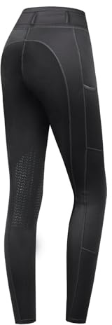 ELT Reitleggings Ella Knie Silikon, schwarz, Gr. 38