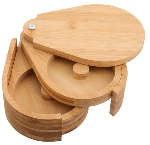 ABOOFAN Contenedor De Especias De Madera Con Tapa Caja De Azúcar Para Mojar Sal Dispensador De Condimentos Para Cocina y Bar Para Sal Polvo De Especias Almacenamiento