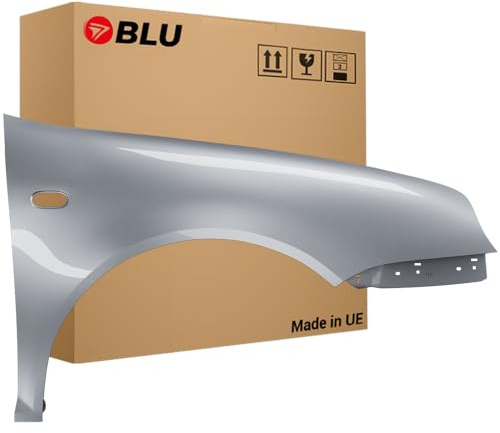 BLU Kotflügel Passend für Volkswagen Golf IV 4 LA7W Rechts Silber | 1997-2006 | Vorderseite Vorne | Lackiert | Einbaufertig