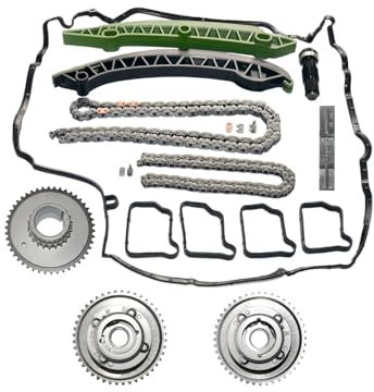 SYKWKNY Steuerkettensatz Nockenwellenversteller 2710501500 2710501400 2710502547 for W203 W204 SLK250 E250 C200 C-KLASSE M271 Motor
