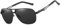 AORON Polarisierte Herren Sonnenbrille Polarisierte Outdoor Sportbrille 100% UV400 Schutz Fahren Sonnenbrille (Schwarz ，Schwarz)