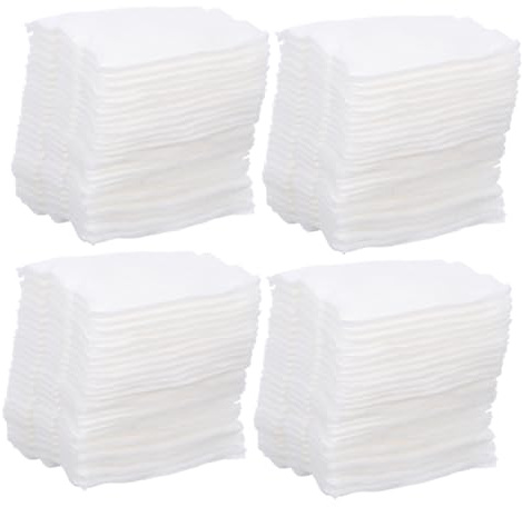 Healvian 220 Stück Baumwolle Gesichtswattepads Doppelseitige Make up Entferner Pads Hautfreundlich Wiederverwendbar Für Gesichtsreinigung Und Hautpflege