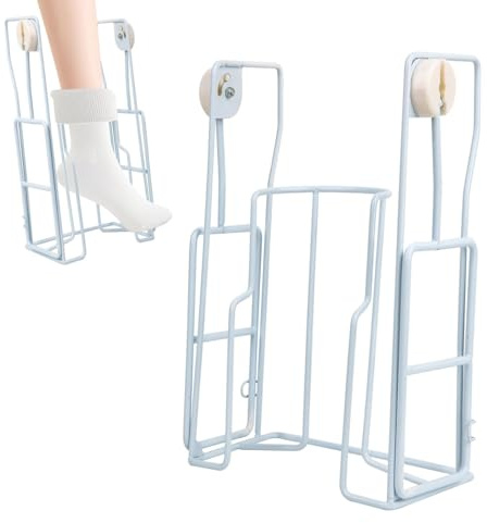 Anziehhilfe für Kompressionsstrümpfe,Strumpfanziehhilfe aus Metall,Sockenanziehhilfe nach Hüftoperation,StrumpfanzieherAnziehilfe, Easy Grip Hilfe Beim Sockenanziehen, Stabile Sockenhilfe Für Alte