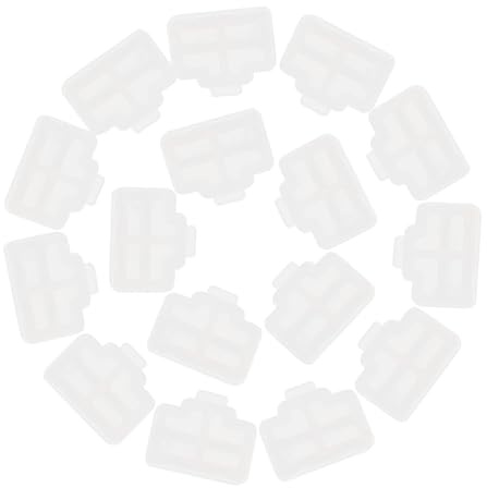 MUELODSIC Tapones Antipolvo Protección Fácil 50 de Silicona Color Blanco para Conector Ethernet Rj45 para Interfaces de Red en Routers y Ordenadores