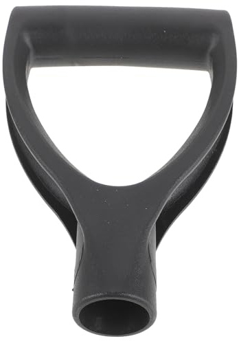 GALPADA Impugnatura d Antiscivolo in Plastica per Manico a Vanga da Giardino 34 Mm, Manico di Ricambio Ergonomico Resistente per Rastrelli e Pale, Accessorio per Giardinaggio e Scavo