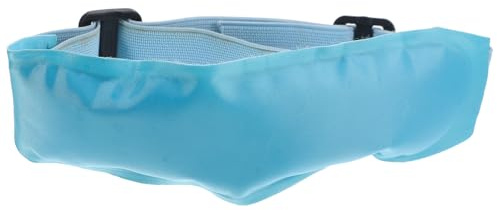 MAGICLULU Ceinture de Poche de Glace Ajustable Bleu-vert en Pvc et Gel Réutilisable pour Compresses Chaudes et Froides, Bandeau Rafraîchissant pour Maux de Tête et Fièvre, Couleur Aléatoire