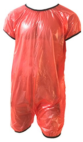 Haian Unisex-Baby-Strampler, transparent, superweich, PVC, für Erwachsene