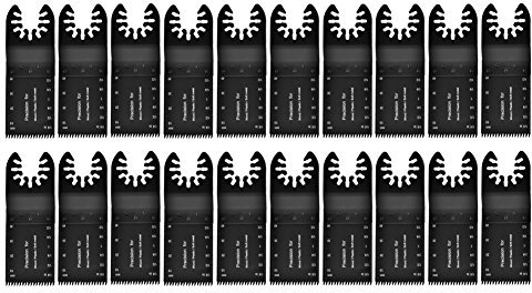 20pcs Lame Utensile Multifunzione Accessori per Utensili Oscillanti Multitool per Metallo Legno Plastica