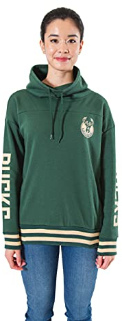 Ultra Game Women's Fleece Hoodie Pullover Sweatshirt Funnel Neck