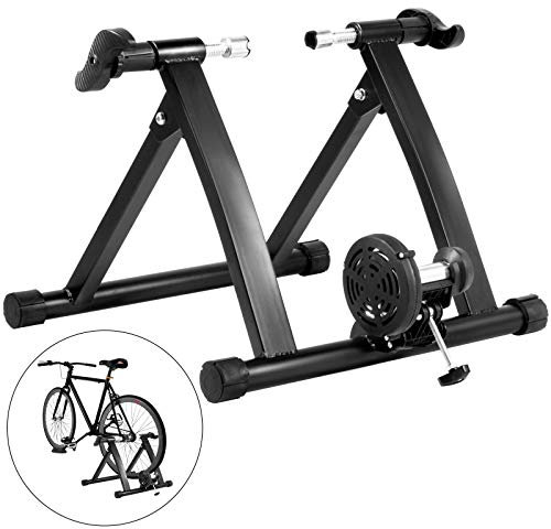 SLRMKK Indoor Fluid Bike Trainer Stand 330LBS Indoor Bicycle Trainer 750W Fließwiderstand Indoor Bike Trainer Übungsständer für Indoor Riding Train und Exercise (Schwarz)