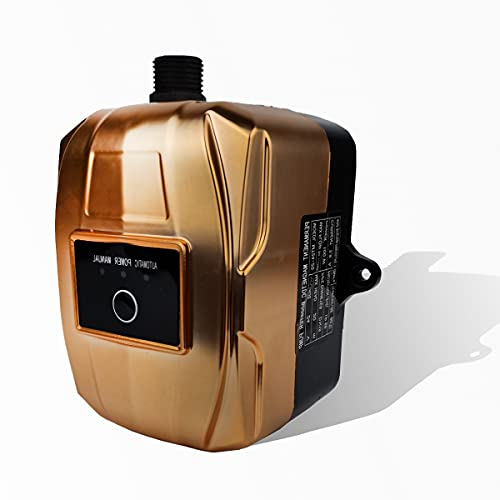 ZYIY 150W 24V DC Pompe de Surpression Solaire 25M/82ft Débit 45l/min (11GPM) Domestique Intelligent Mini Pompe D'arrosage à Pression de Suralimentation Sortie 1/2 avec Commutateur de Débit 4.6A