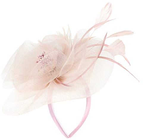 Haarreifen Damen Breit Kopfband Haarband Retro Party Fascinator Bridal British Tee-Stirnband für Damen Damen Retro Haarreifen Weiche Stirnband Haarband