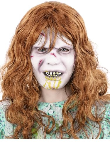 The Exorcist Regan MaskLatex With Attached Hair -