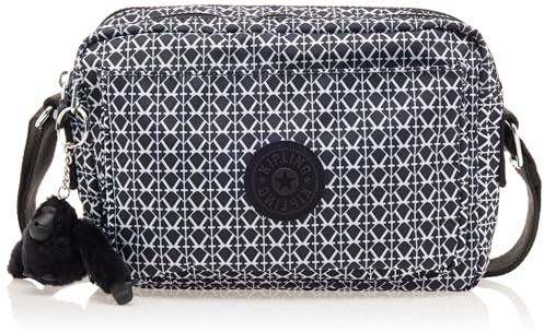 Kipling Damen Abanu M Umhängetaschen, Signature Print