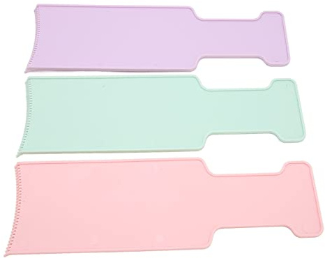 Paletta per Evidenziazione Balayage in 3 Colori, con Superfici dei Denti Tavola per Sventare Allargata Paletta per Tintura per Capelli Set di Tavole per Balayage per Colorare