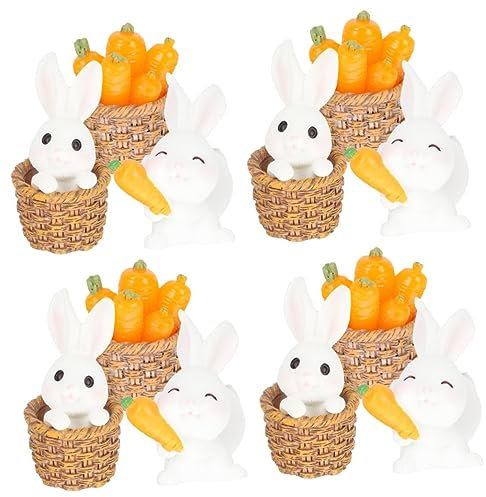 Supvox 4sets Auto Vent Clip Air Bunny Karotte Auto Decor Vent Clips Auto Clip Zubehör 3 Stücke * 4