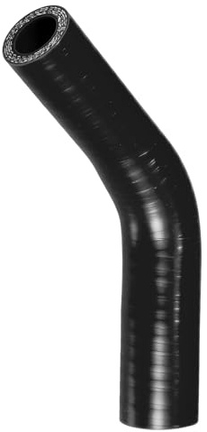 X AUTOHAUX 1 Pcs Black Car Silicone Coolant Hose 19-22mm ID 90mm Length 45 | 0.75-0.87 ID, 3.54 Length, Degrees