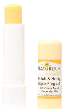Lippenpflegestift mit Milch und Honig und pflegenden Ölen Natürlich vom Imker 4,8 g