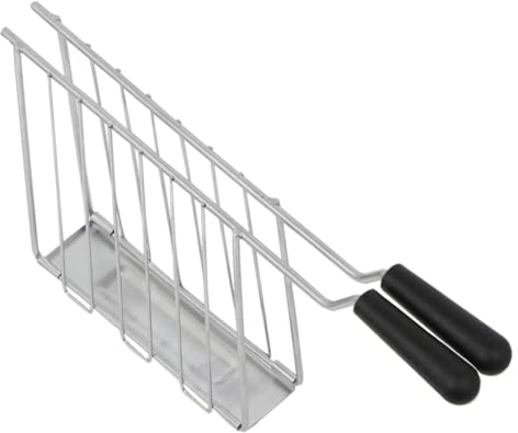 SPARES2GO Sandwich Toast Cage Rack for Smeg Toaster Toastie Holder with Drip Tray