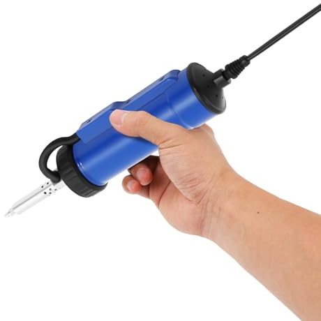 CLEADONG Elektrische Entlötpumpe, Elektrischer Lötsauger, Elektrisches Vakuum Entlötkolben, Tragbare Elektromagnet Lötpistole für gänige Löt, Entlöt