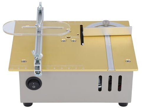 Mini Tavolo, Piccola Taglierina Elettrica Tavolo Multifunzionale Portatile Compatta per la Lavorazione del Legno, Piccola Tavolo Portatile, Mini Elettrica (Spina