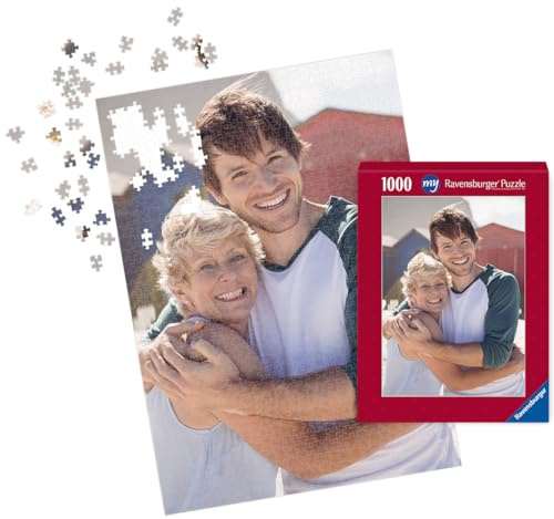 Ravensburger Fotopuzzle 1000 Teile personalisiert Hochformat Herz-Design | 1000 Teile, Zum Selbstgestalten, Personalisierte Fotogeschenke, Für Kinder und Erwachsene