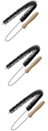 Cabilock 3pcs Dryer Vent Cleaning Brush Flexible Tube Cleaner Tool for Refrigerator Coils Vents Multi-use Design for Lint Removal Improves Appliance Performance Reduces Fire Risk