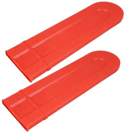 TOYANDONA Lot de 2 Housses de Protection Universelles pour Guide-chaîne de Tronçonneuse 36 Cm, Accessoires de Jardinage pour Tronçonneuse, Fourreau Résistant en Plastique, Protection