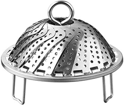 Steamers da tavola in acciaio inox regolabile per varie dimensioni di alimenti e requisiti di cottura