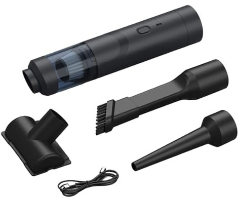 Vue de voiture sans fil - puissante unité d'aspiration portable 19000pa, mini-nettoyant portable de voiture | Dousbuster rechargeable avec sac de rangement, vide de voiture à haute efficacité pour net