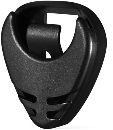 Gatuida Schwarzer Gitarren Plektrenhalter Selbstklebend Robuster Pick Aufbewahrungsbehälter Schutzbox für Gitarren Plektren Geeignet für Akustikgitarre Gitarre Bass und Ukulele