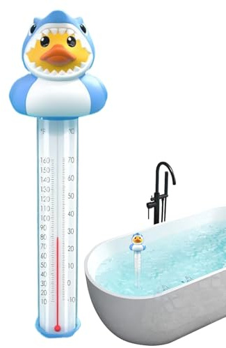 Thermomètre Flottant Pour Piscine Lecture Facile | Canard Mignon pour Bassin - Équipement pour Étang, Aquarium, Spa, Voyage, Maison, Intérieur