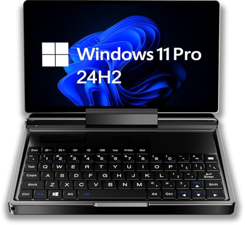 GPD Micro PC 2 (i3-N300) Ultra Mobile PC mit Windows 11 Pro, 180° schwenkbares 7 Full HD Display, Octa Core i3-N300, 16GB LPDDR5 RAM, NVMe SSD 512GB, Wi-Fi 6, Ethernet 2.5G, Bluetooth 5.2
