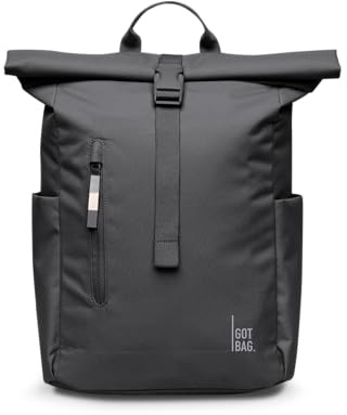 GOT BAG Rucksack ROLLTOP EASY small | Rollrucksack mit 14” Laptopfach | Kleiner Tagesrucksack Wasserabweisend 15-22 L