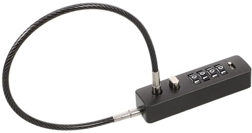 DEARMAMY Combination Cable Lock with Steel Cable Rope Adjustable Anti-Theft Password Lock for Bike Luggage Stroller