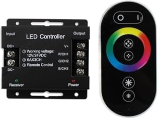 Touch-Fernbedienung LED-Controller Farb-RGB-Lichtleistenmodul Panel-Lichtdimmer 18A