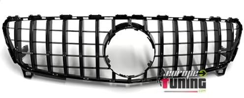 europetuning - 05181 - CALANDRE LIGNE AMG GT R FULL BLACK COMPATIBLE AVEC MERCEDES CLASSE A W176 2015-2018 PH2